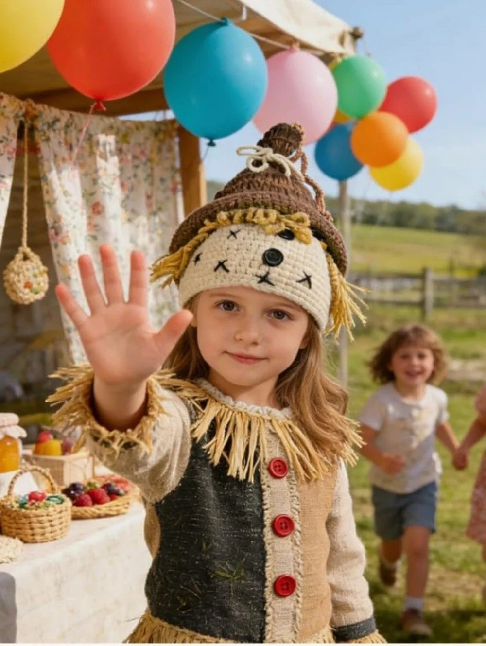 Scarecrow Knit Hat